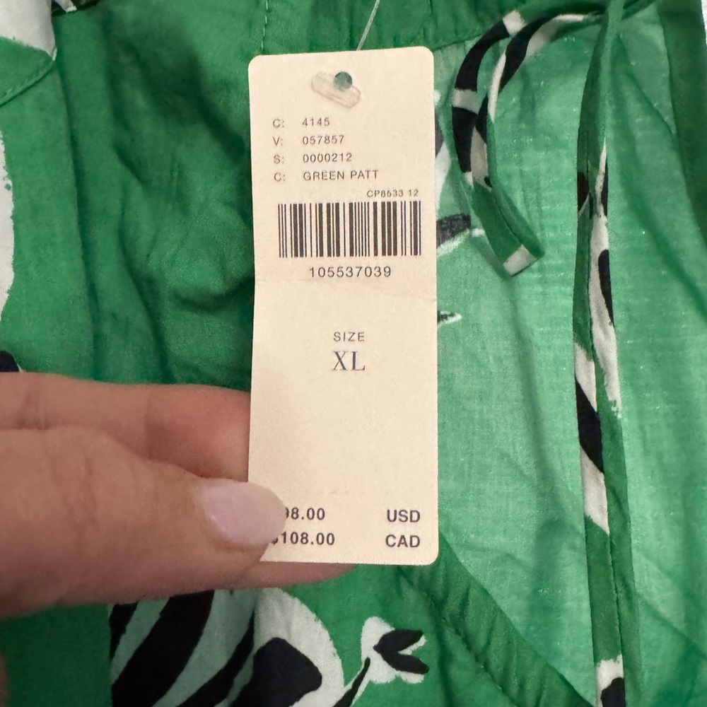 Green Floral Spaghetti-Strap Jumpsuit - Picture 6 of 7